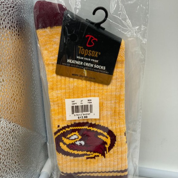 Topsox Wear Your Pride Iowa State Heather Crew Socks - Picture 3 of 4